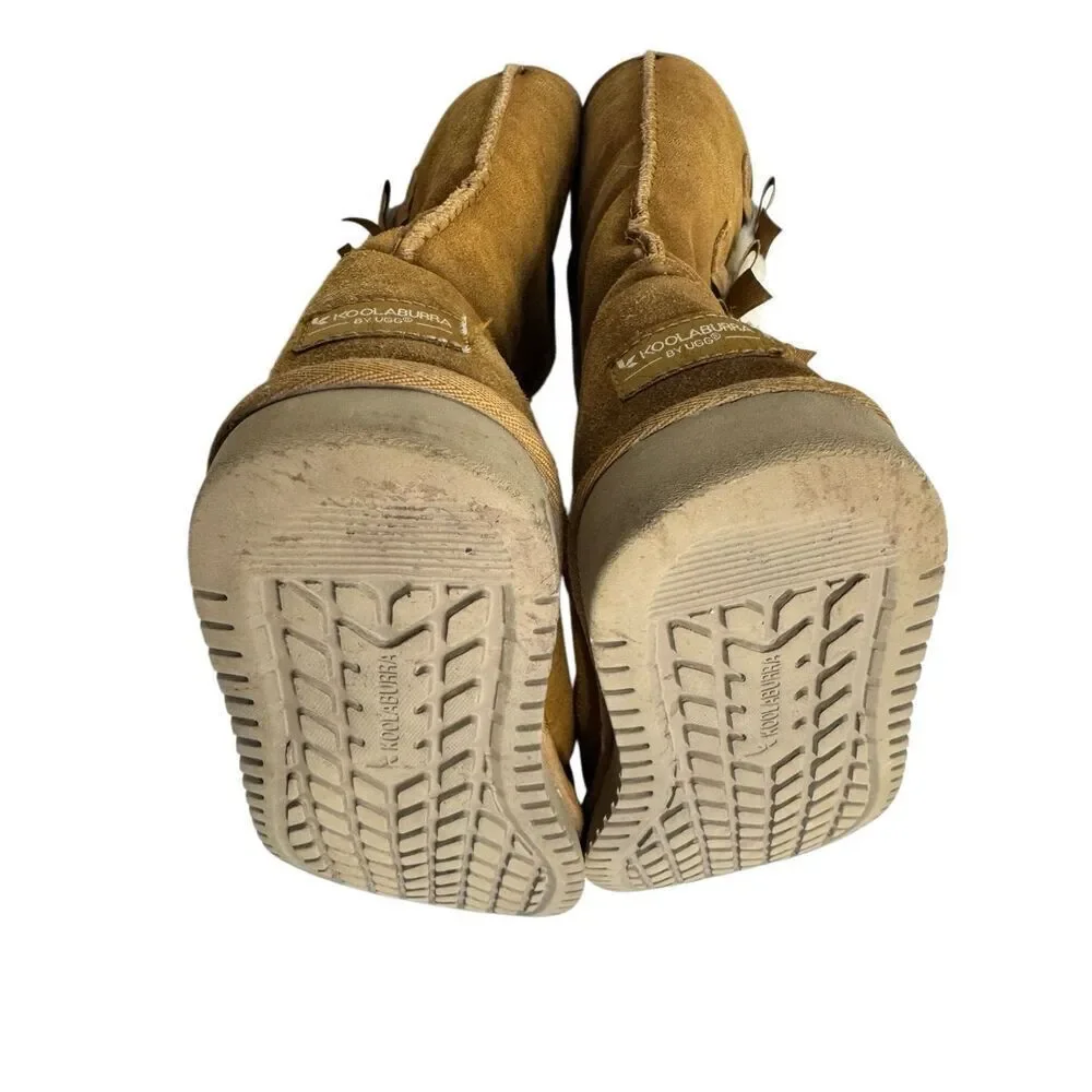 Koolaburra by Ugg Victoria tall chestnut boots size 9